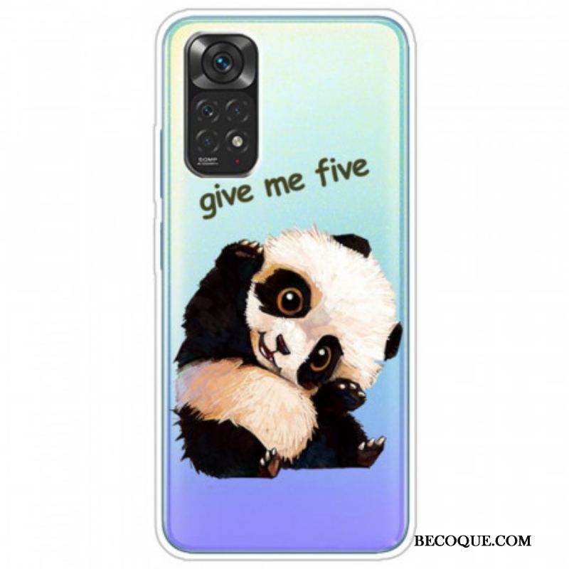 Coque Xiaomi Redmi Note 11 / 11s Transparente Panda Give Me Five