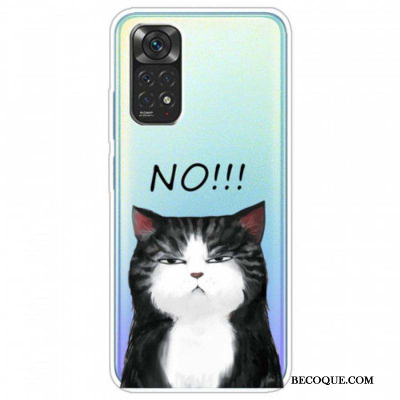 Coque Xiaomi Redmi Note 11 Pro / Note 11 Pro 5G Le Chat Qui Dit Non