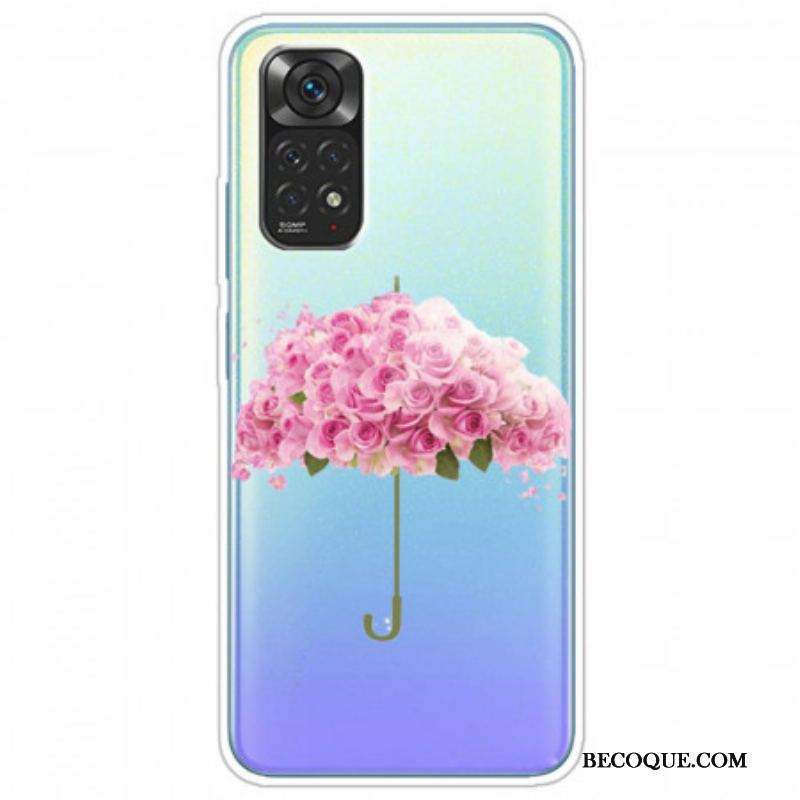 Coque Xiaomi Redmi Note 11 Pro /  Note 11 Pro 5G Parapluie en Roses