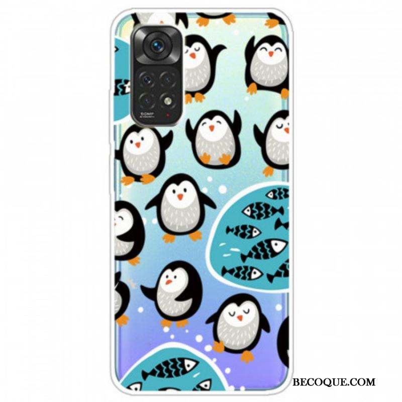 Coque Xiaomi Redmi Note 11 Pro / Note 11 Pro 5G Pingouins et Poissons