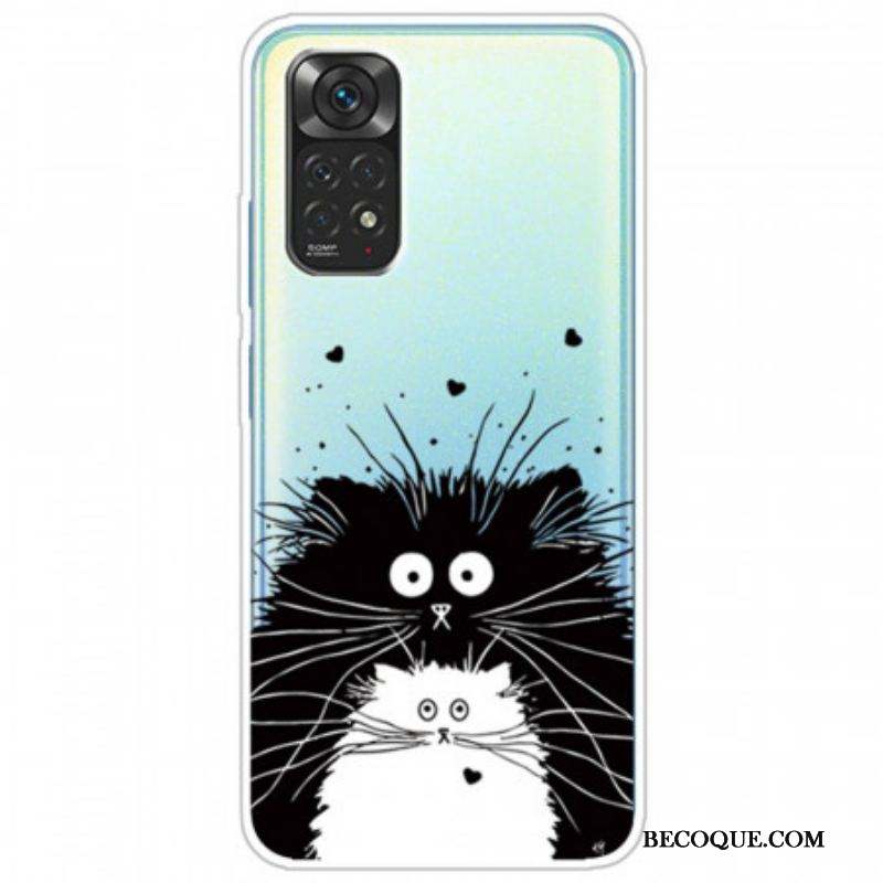 Coque Xiaomi Redmi Note 11 Pro /  Note 11 Pro 5G Regarde les Chats