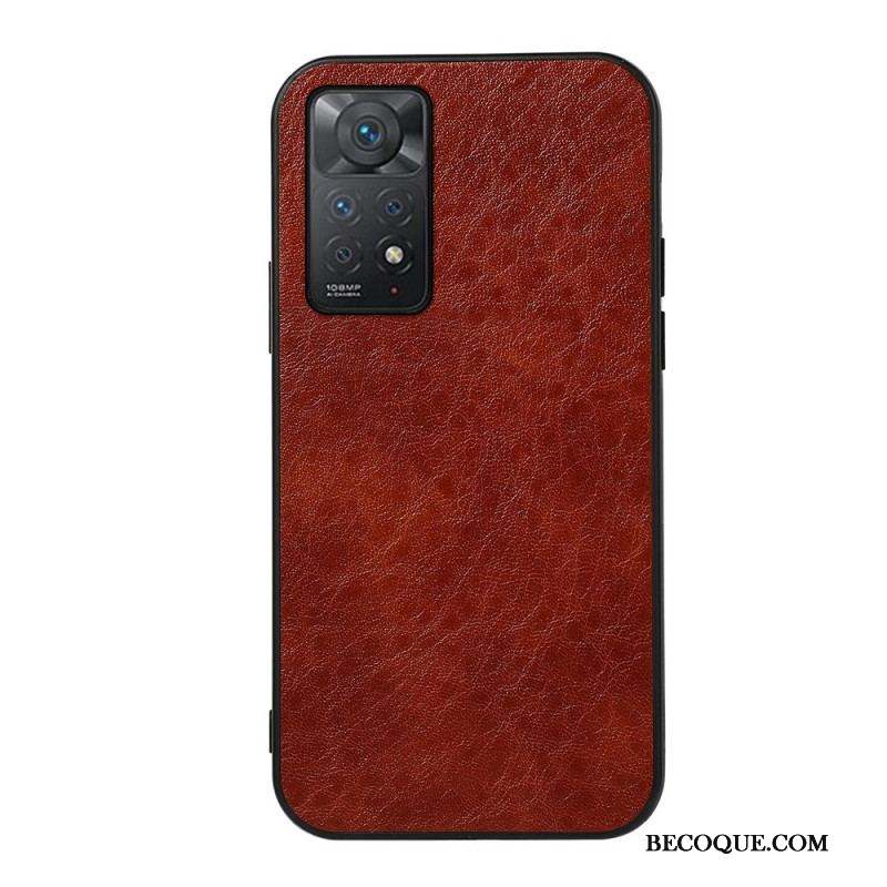 Coque Xiaomi Redmi Note 11 Pro / Note 11 Pro 5G Simili Cuir Texturé