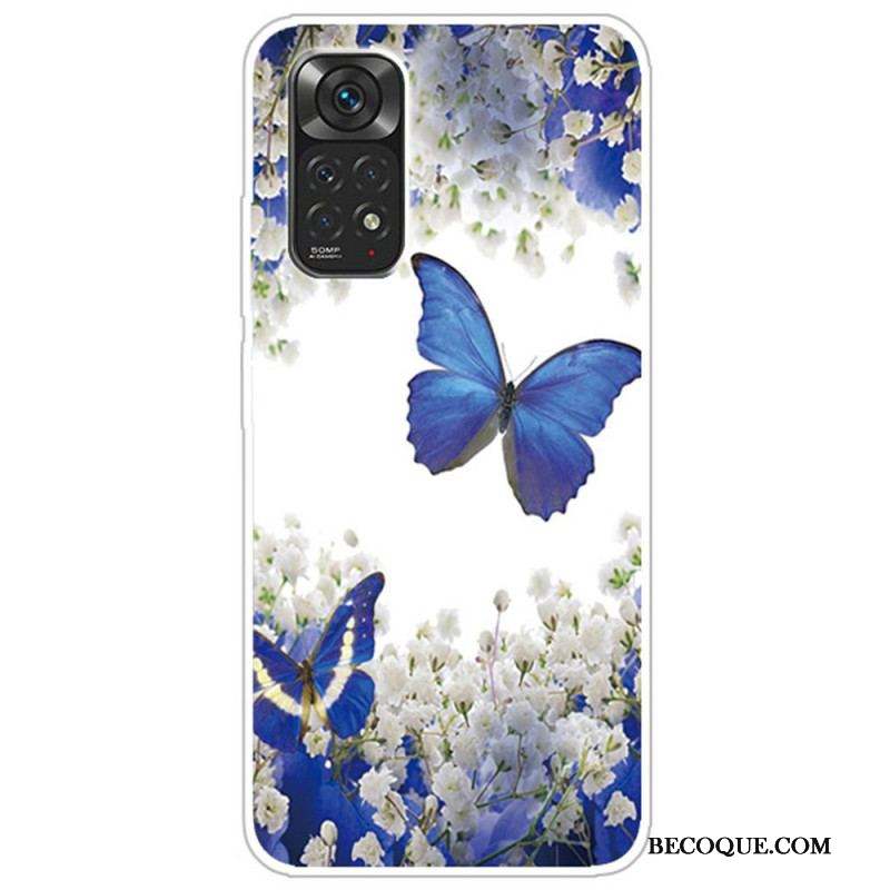 Coque Xiaomi Redmi Note 11 Pro / Note 11 Pro 5G Vol de Papillons