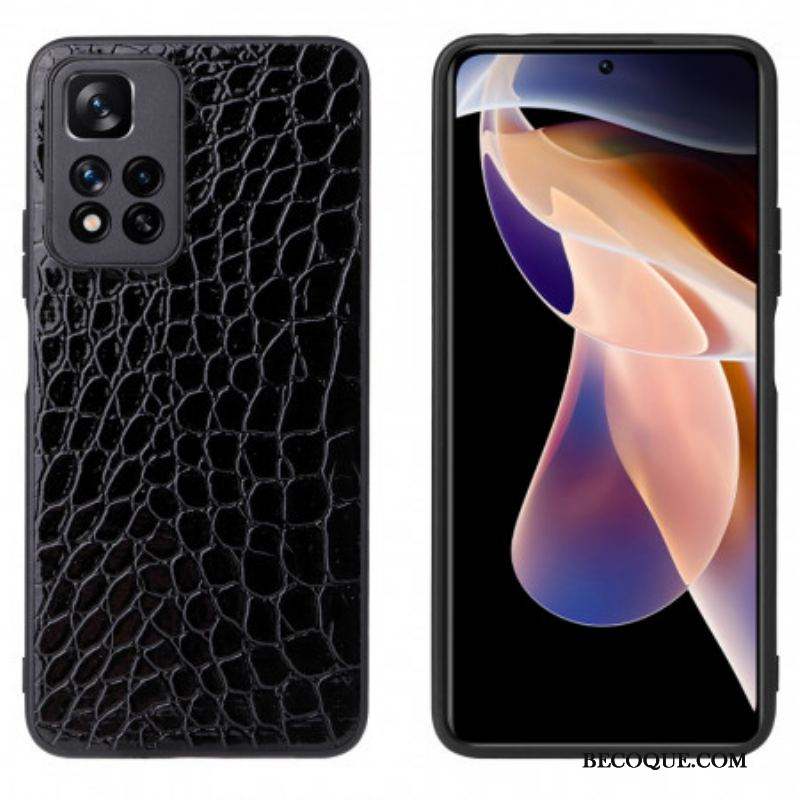 Coque Xiaomi Redmi Note 11 Pro Plus 5G Effet Peau de Crocodile