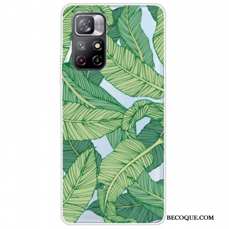 Coque Xiaomi Redmi Note 11 Pro Plus 5G Feuilles Graphiques