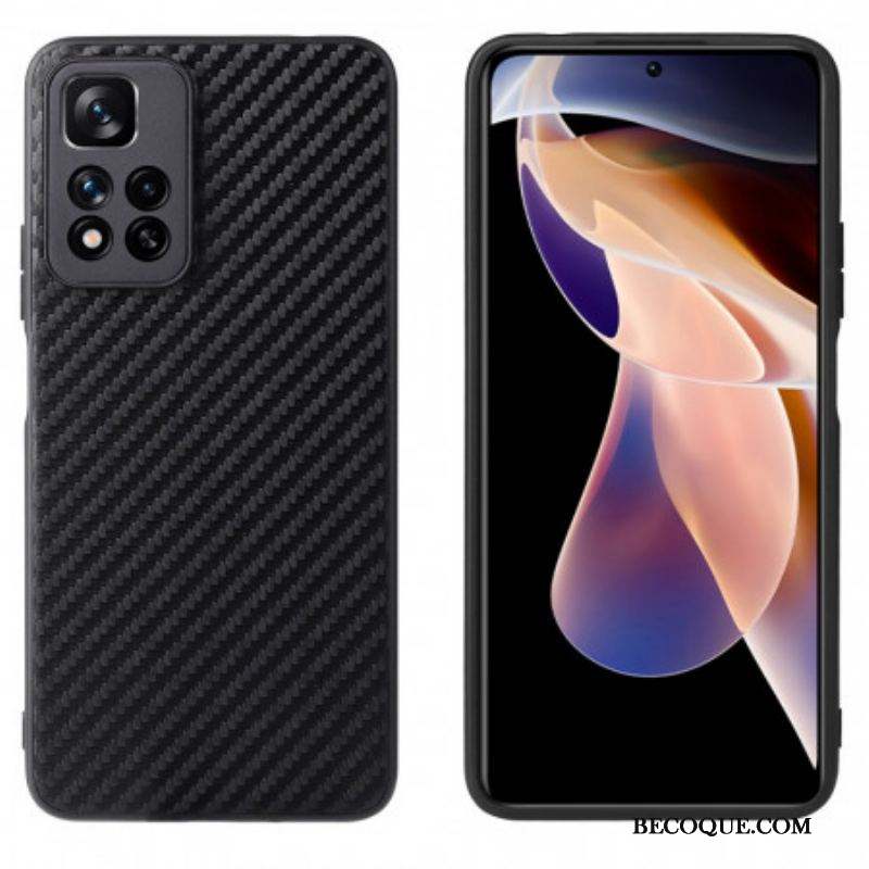 Coque Xiaomi Redmi Note 11 Pro Plus 5G Fibre Carbone