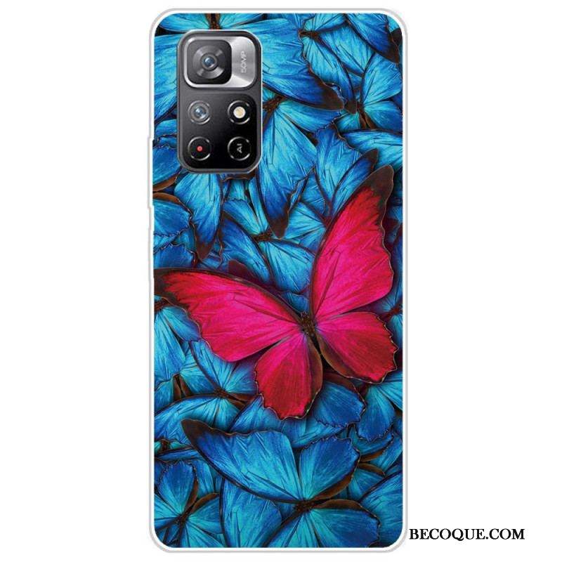 Coque Xiaomi Redmi Note 11 Pro Plus 5G Flexible Papillons