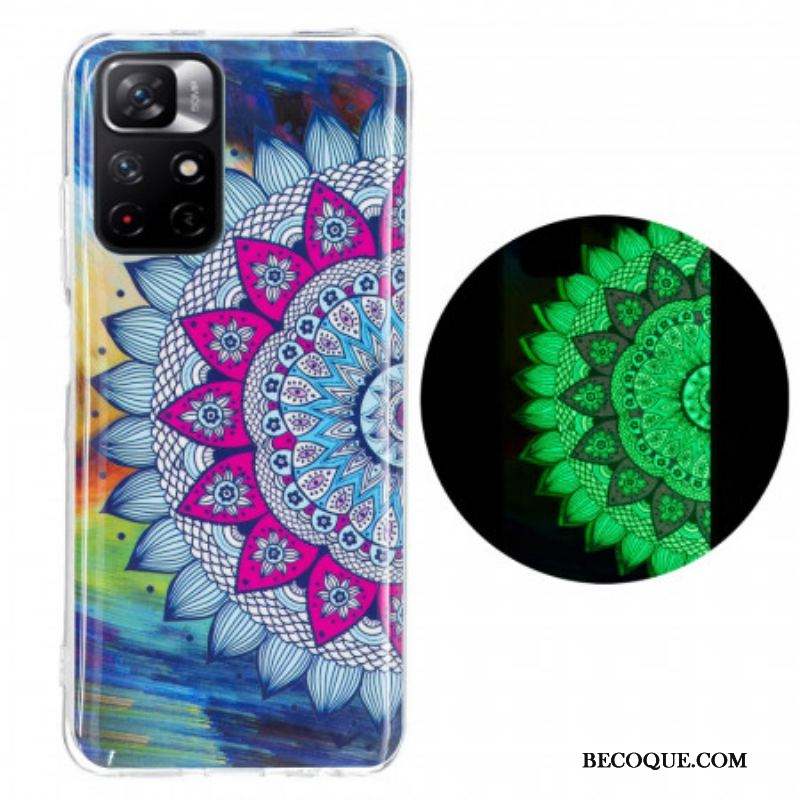 Coque Xiaomi Redmi Note 11 Pro Plus 5G Mandala Coloré Fluorescente