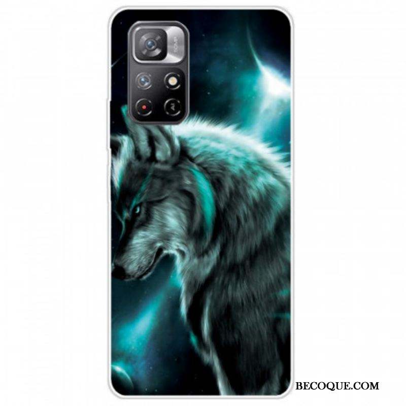 Coque Xiaomi Redmi Note 11 Pro Plus 5G Silicone Loup