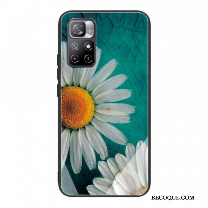 Coque Xiaomi Redmi Note 11 Pro Plus 5G Verre Trempé Marguerite