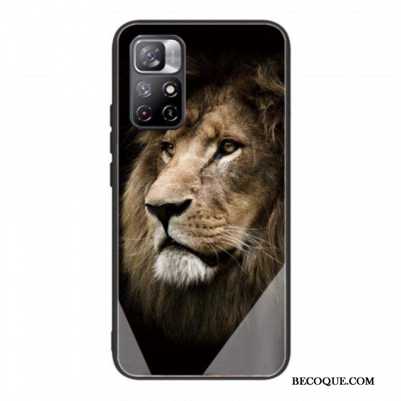 Coque Xiaomi Redmi Note 11 Pro Plus 5G Verre Trempé Tête de Lion