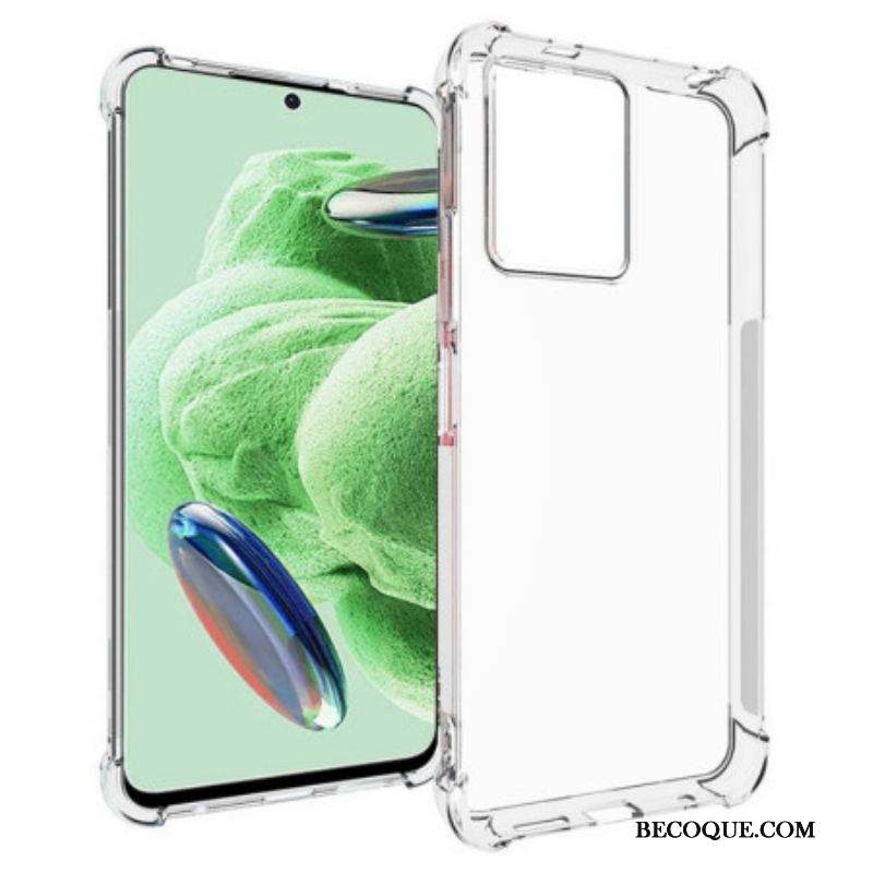 Coque Xiaomi Redmi Note 12/Poco X5 5G Transparente Coins Renforcés