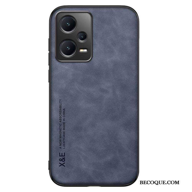 Coque Xiaomi Redmi Note 12 Pro Plus Cuir Effet Cuir X&E