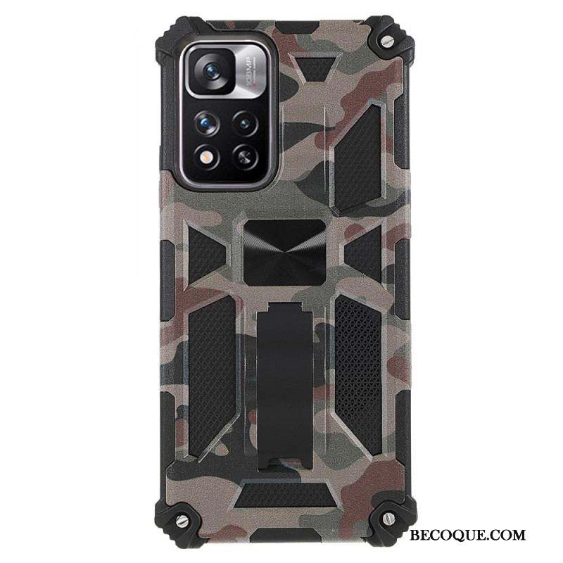 Coque Xioami Redmi Note 11 Pro Plus 5G Camouflage Support Amovible