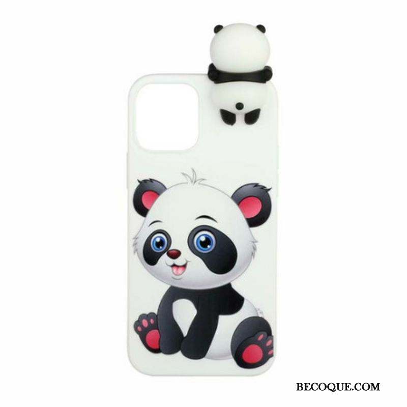 Coque iPhone 13 Mini 3D Mignon Panda