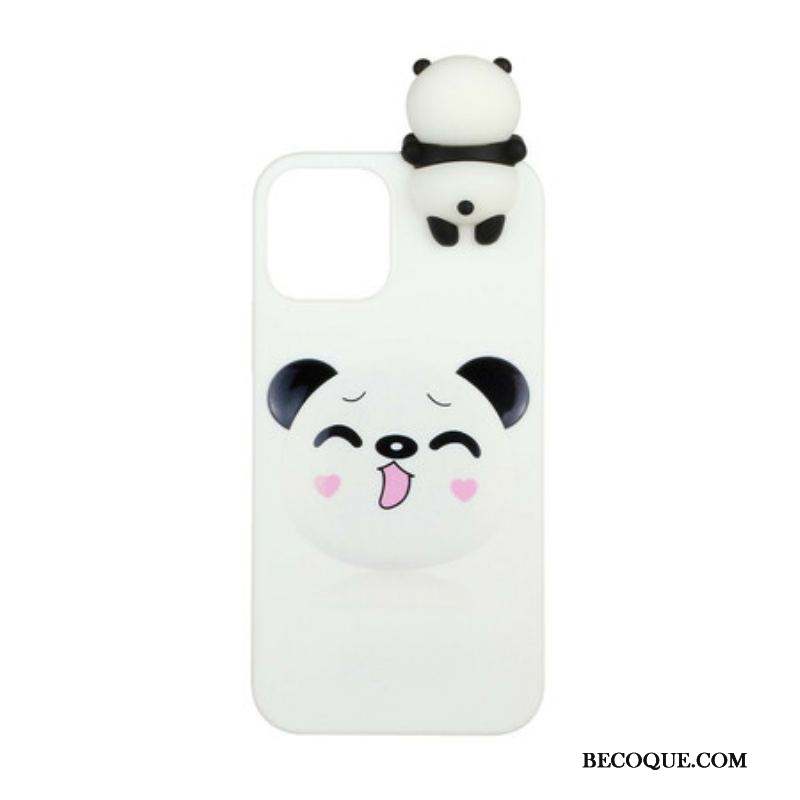 Coque iPhone 13 Mini Cool Panda 3D