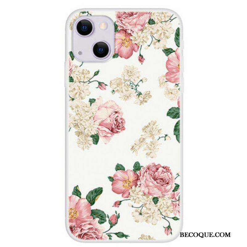 Coque iPhone 13 Mini Fleurs Liberty