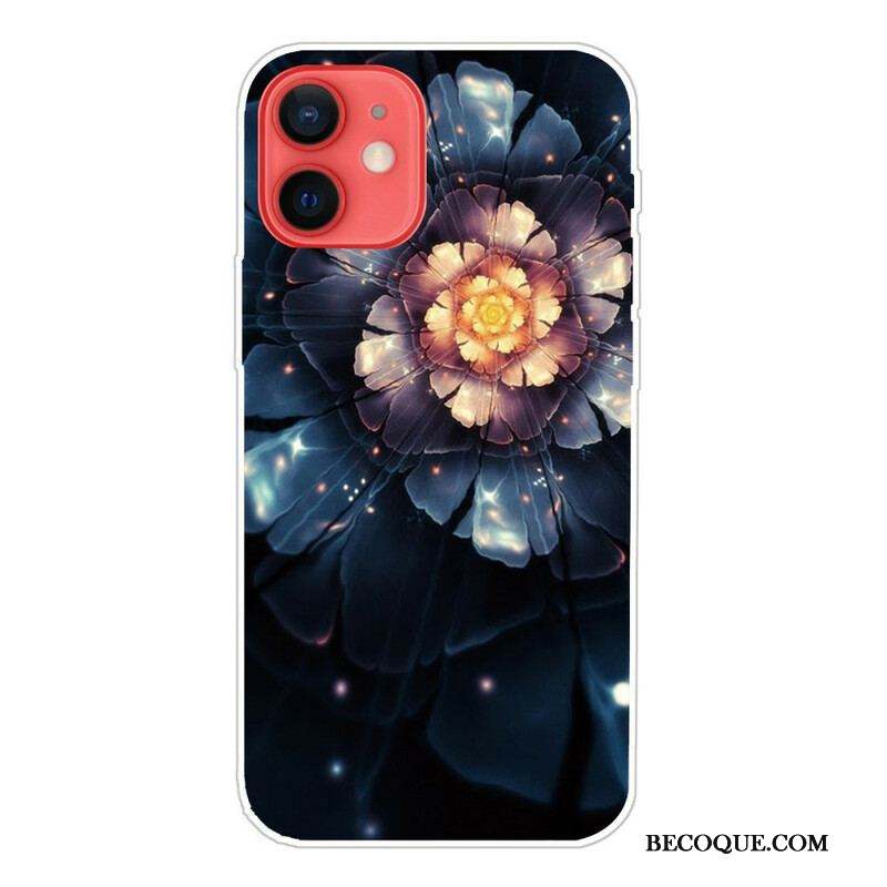 Coque iPhone 13 Mini Flexible Fleurs