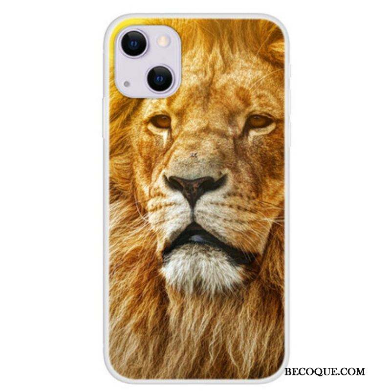 Coque iPhone 13 Mini Lion