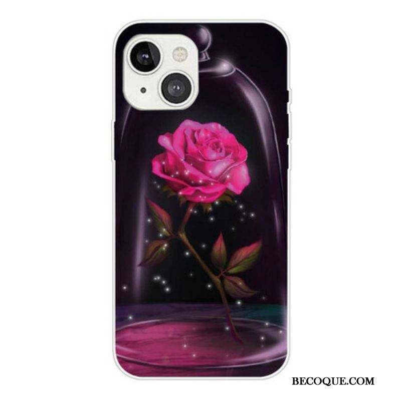 Coque iPhone 13 Mini Rose Magique