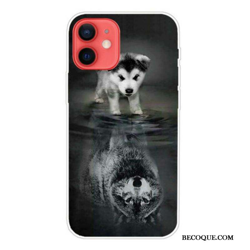 Coque iPhone 13 Mini Rêve de Chiot