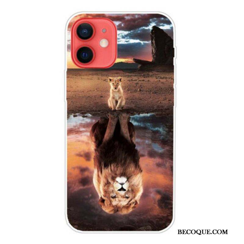 Coque iPhone 13 Mini Rêve de Lionceau