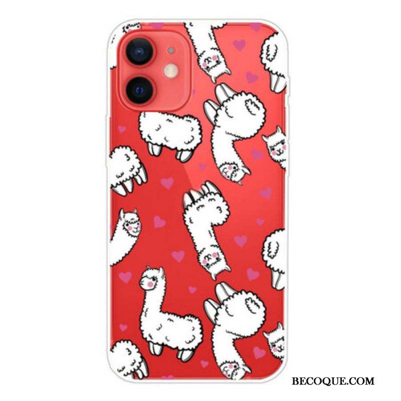 Coque iPhone 13 Mini Top Lamas