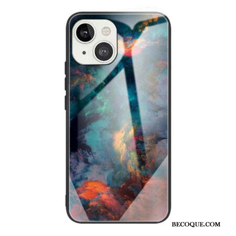 Coque iPhone 13 Mini Verre Trempé Ciel