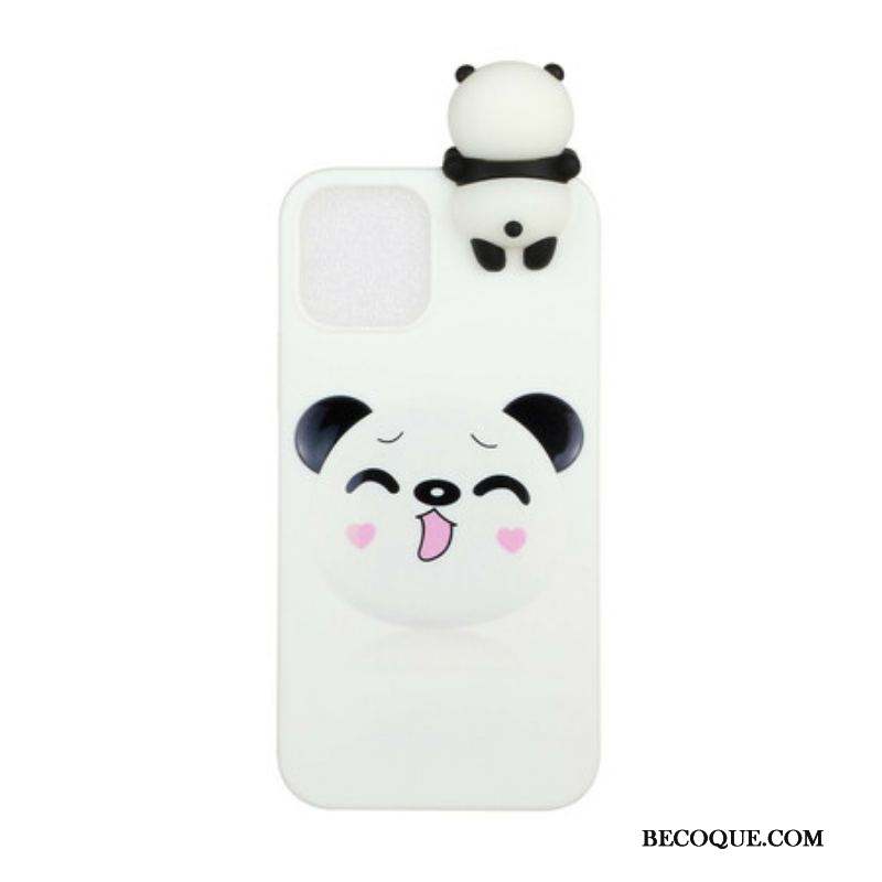 Coque iPhone 13 Pro Cool Panda 3D