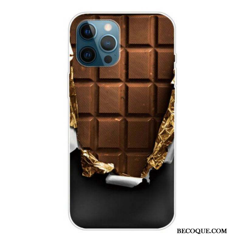 Coque iPhone 13 Pro Max Flexible Chocolat