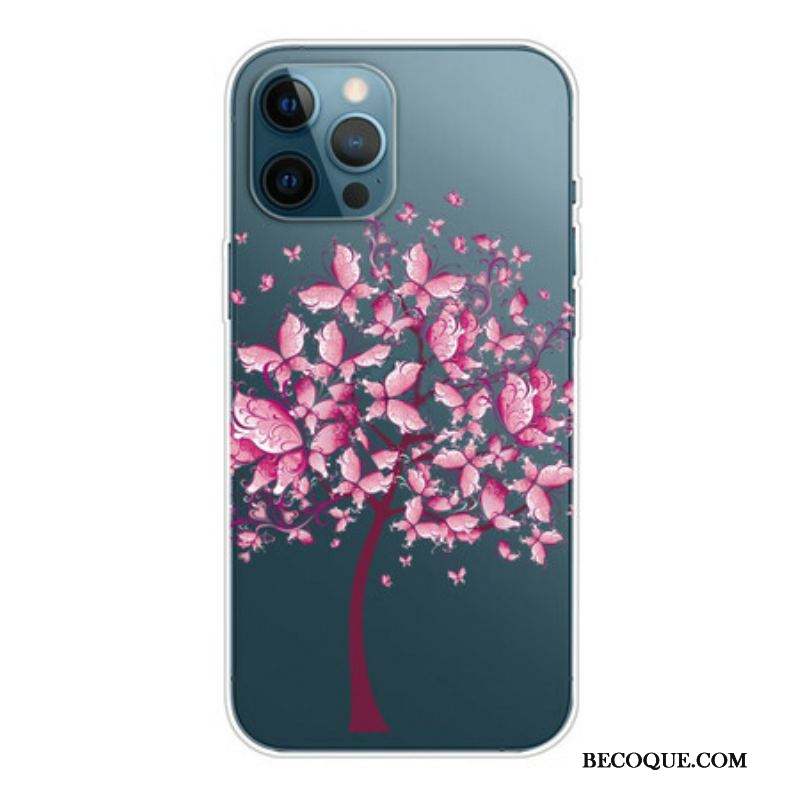 Coque iPhone 13 Pro Max Top Arbre Rose