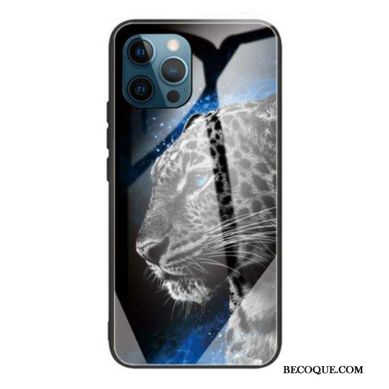 Coque iPhone 13 Pro Max Verre Trempé Face de Félin