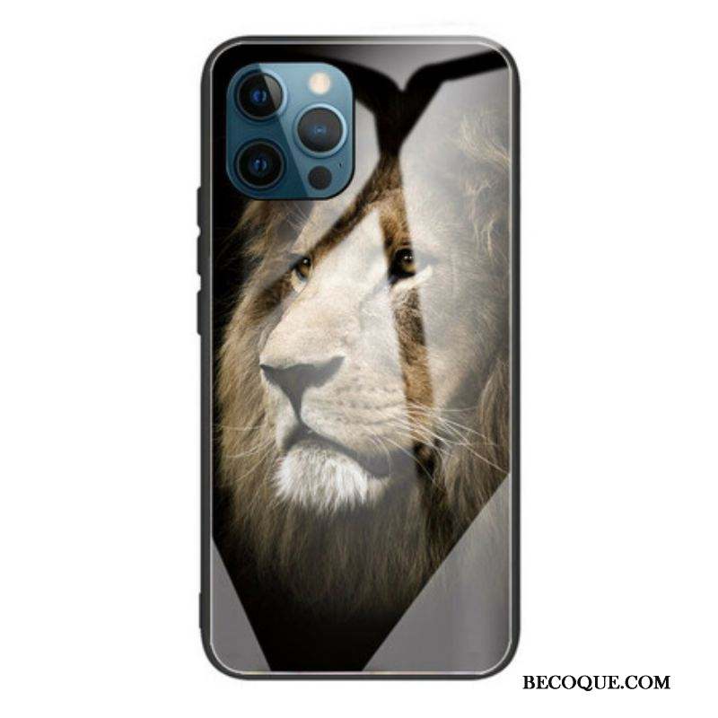 Coque iPhone 13 Pro Max Verre Trempé Tête de Lion