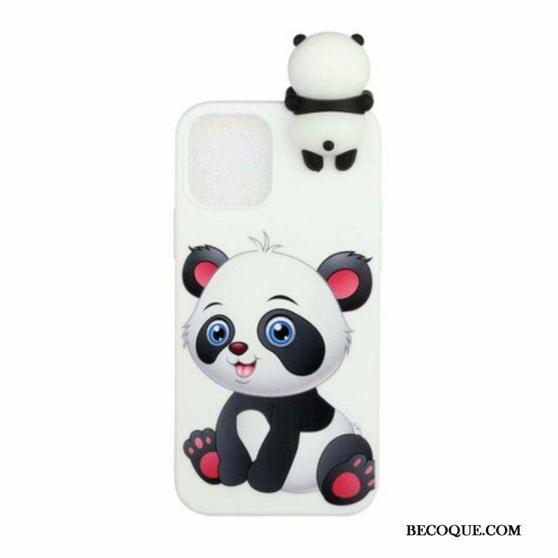 Coque iPhone 13 Pro Mignon Panda 3D