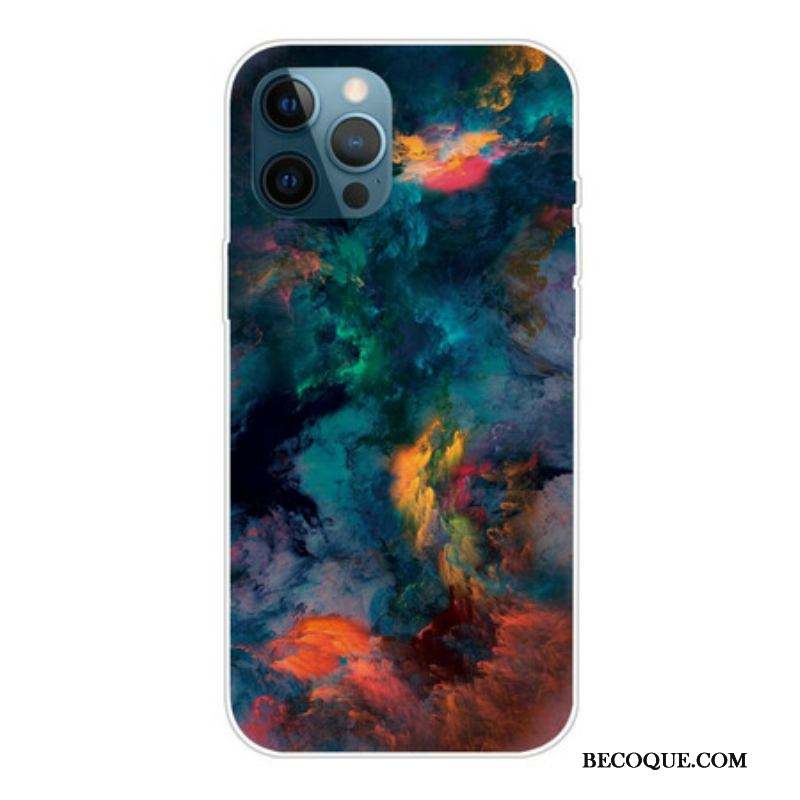 Coque iPhone 13 Pro Nuages Colorés