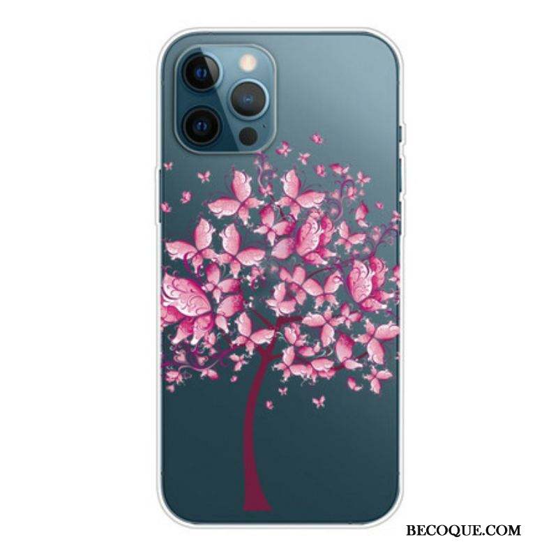 Coque iPhone 13 Pro Top Arbre Rose