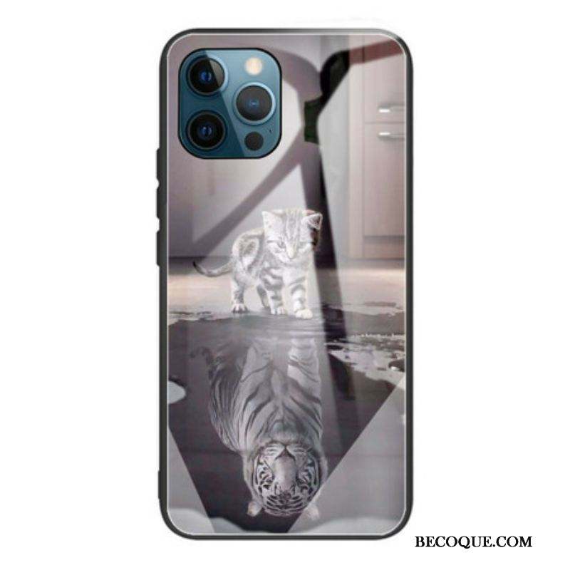 Coque iPhone 13 Pro Verre Trempe Rêve de Chaton