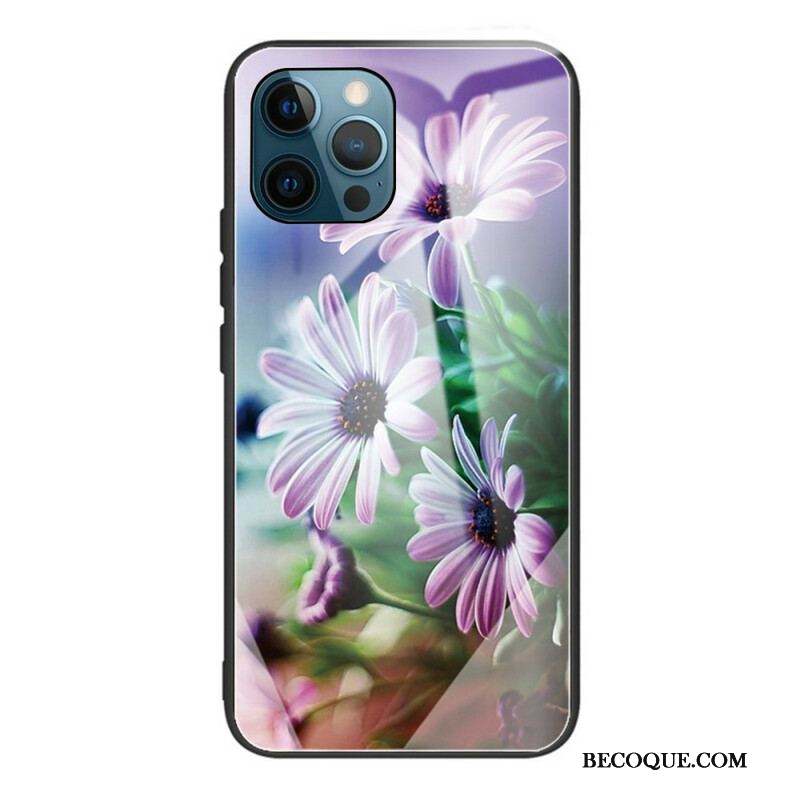 Coque iPhone 13 Pro Verre Trempé Fleurs Réalistes