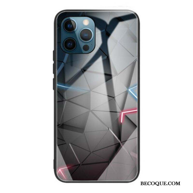 Coque iPhone 13 Pro Verre Trempé Géométrie