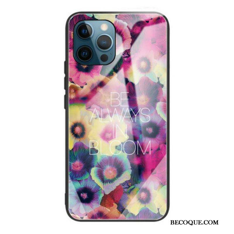 Coque iPhone 13 Pro Verre trempé Be Always in Bloom