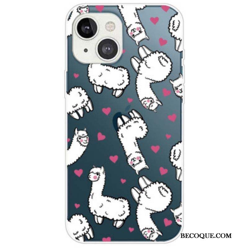 Coque iPhone 14 Plus Top Lamas