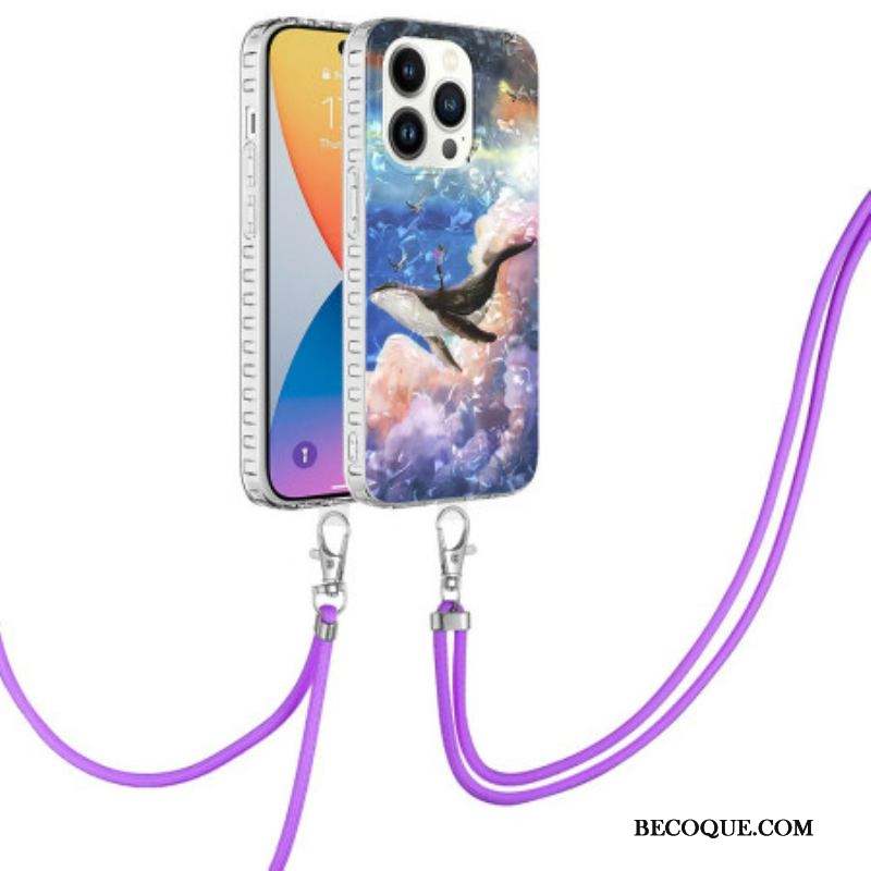 Coque iPhone 14 Pro Baleine Stylée