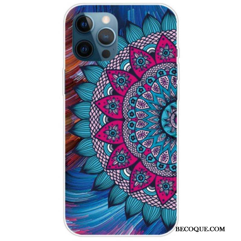 Coque iPhone 14 Pro Mandala Coloré