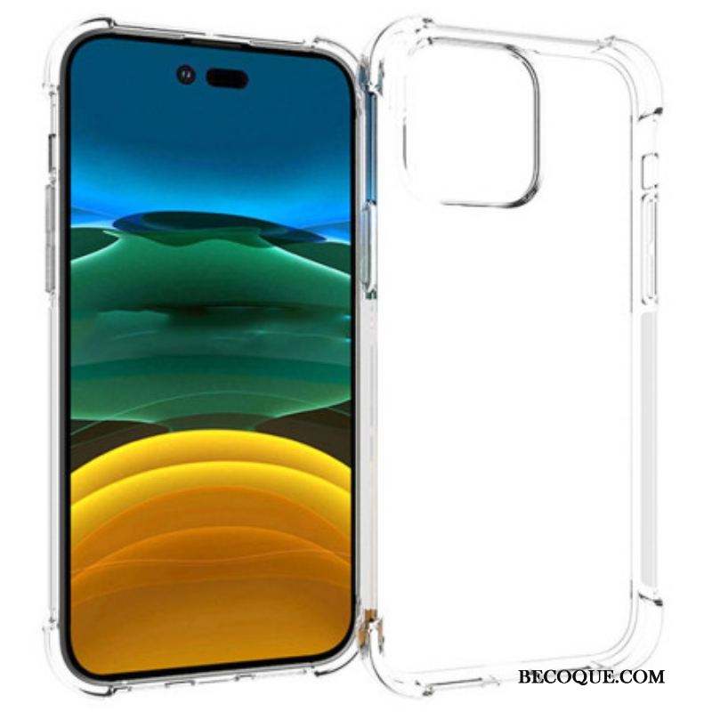 Coque iPhone 14 Pro Max Transparente Coins Renforcés