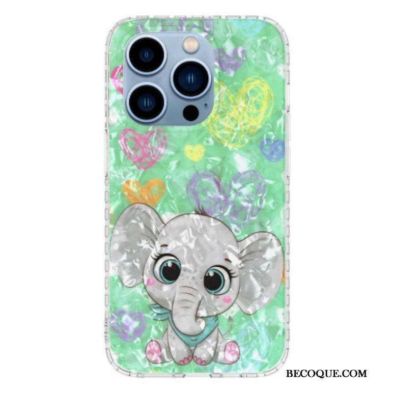 Coque iPhone 14 Pro Max Éléphant Stylé