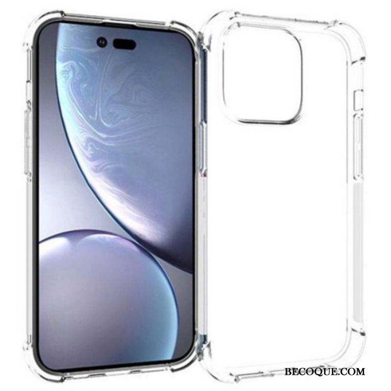 Coque iPhone 14 Pro Transparente Coins Renforcés