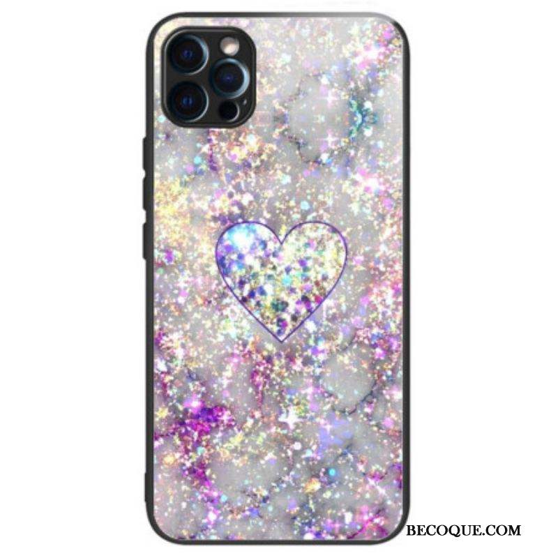 Coque iPhone 14 Pro Verre Trempé Coeur