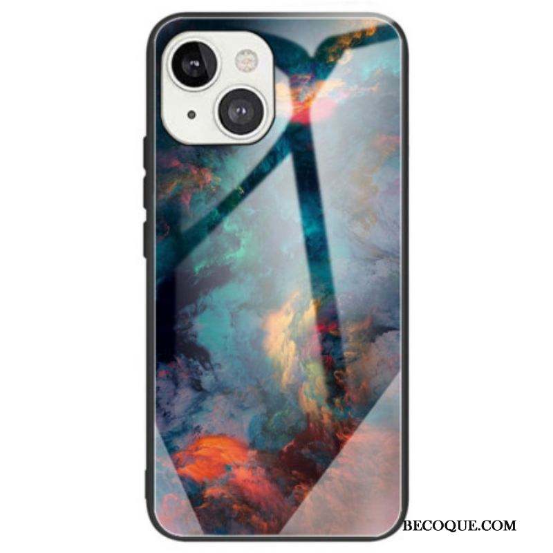 Coque iPhone 14 Verre Trempé Motif Aquarelle