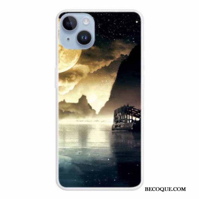 Coque iPhone 15 Plus Pleine Lune