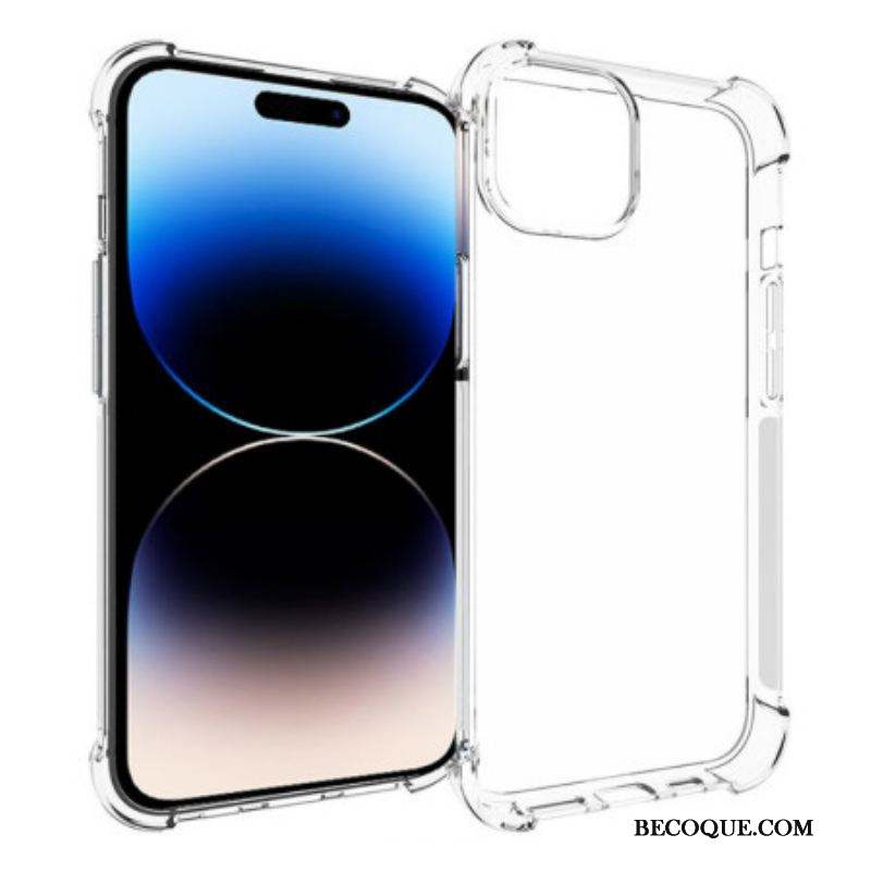 Coque iPhone 15 Plus Transparente Coins Renforcés